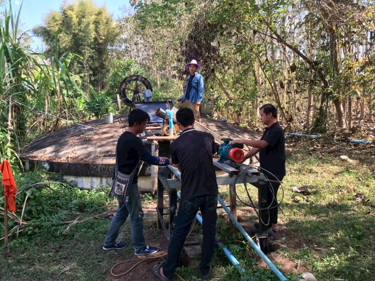 อบต.บ้านมาง เร่งซ่อมแซมท่อเมนประปา (ท่อโครง) หมู่ที่ 3 เพื่อบรรเทาความเดือดร้อนของประชาชน