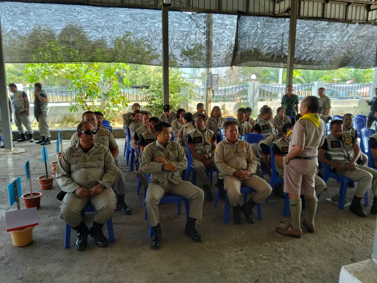 โครงการฝึกอบรมทบทวนอาสาสมัครป้องกันภัยฝ่ายพลเรือน(อปพร)ประจำปีงบประมาณ 2569